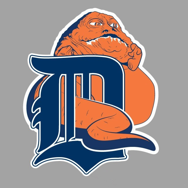 Detroit Tigers Star Wars Logo fabric transfer